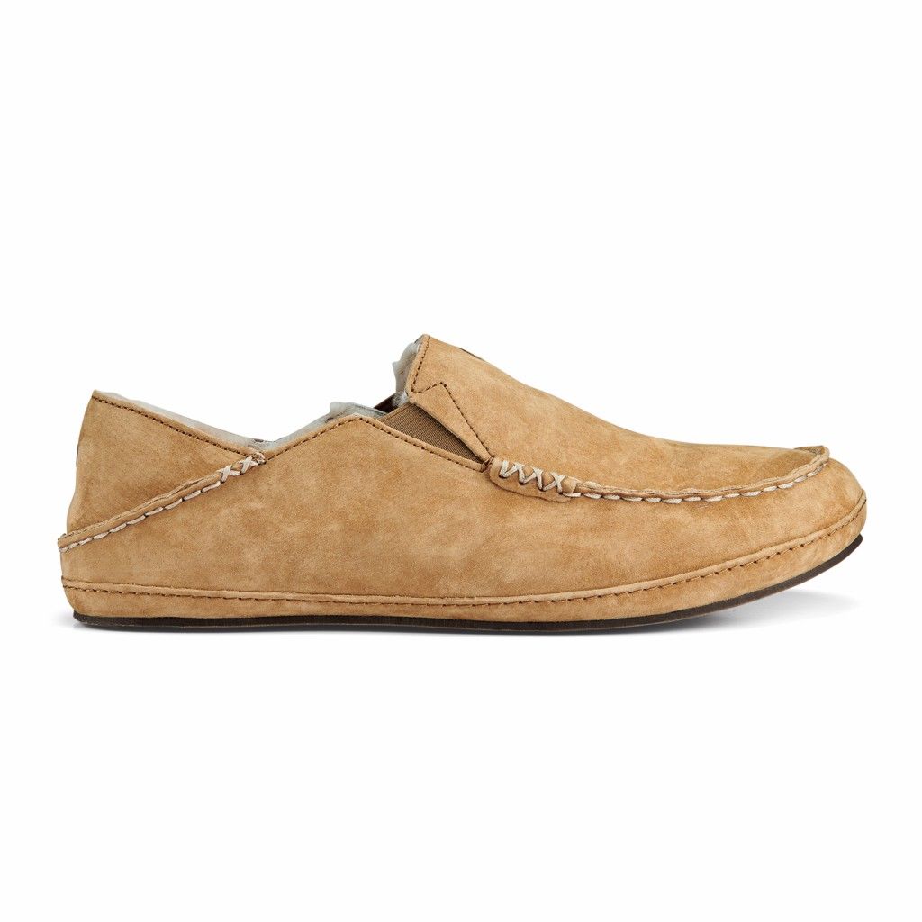 Zapatos Olukai Moloā Slipper - Pantuflas Hombre Cafes 20427-603